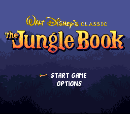 Jungle Book, The (USA) (Beta) Title Screen
